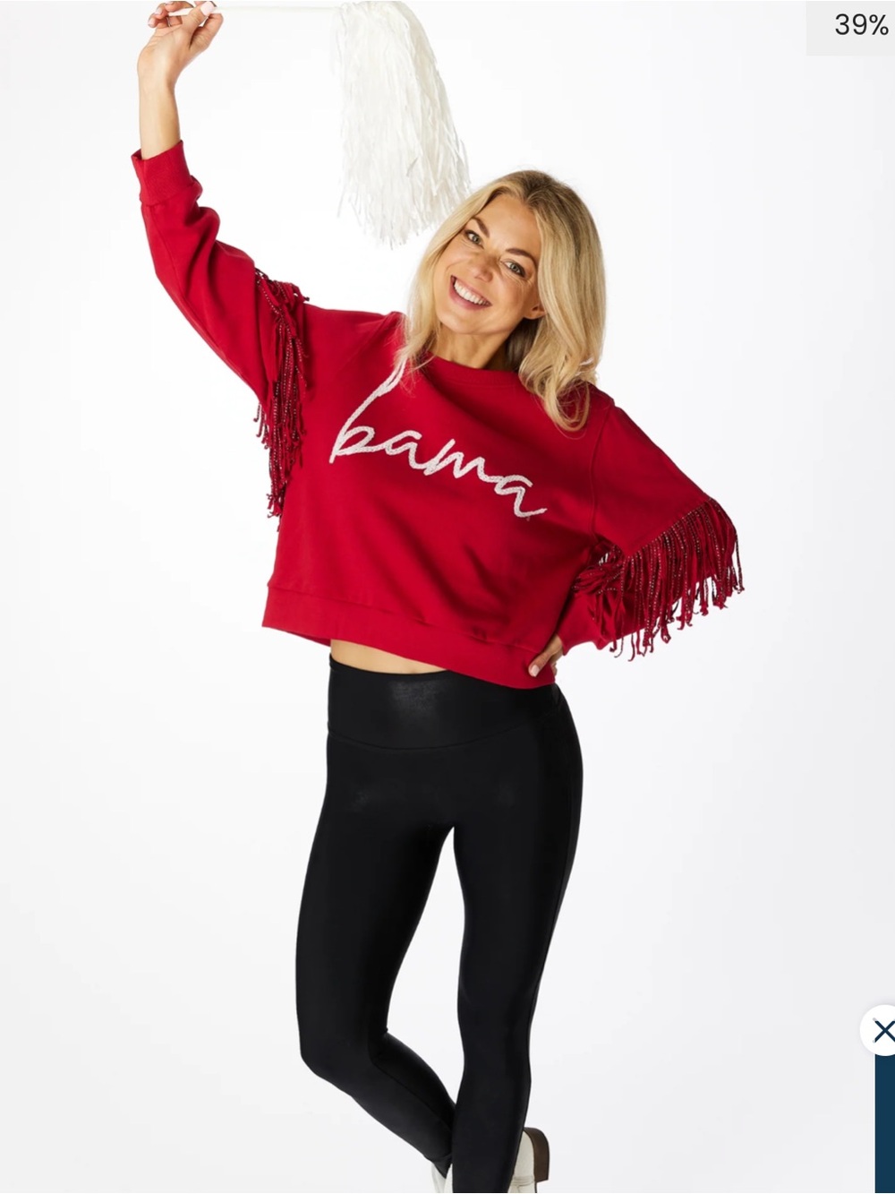 Stewart Simmons The Bama Fringe Sweatshirt woman’s XS college football gear